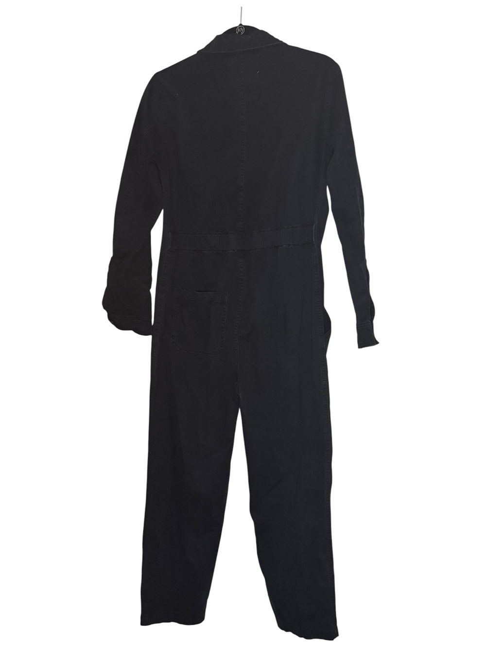 pistola Black Zip-Front Long-Sleeve Jumpsuit - Picture 4 of 5
